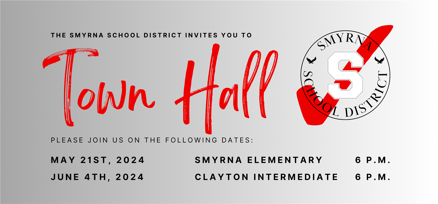 SSD Referendum Town Hall: May 21 @ Smyrna Elem, June 4 @ Clayton Intermediate, both at 6pm